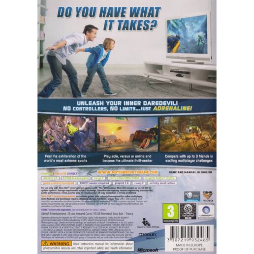 MotionSports Adrenaline Xbox 360 Kinect (Begagnad)