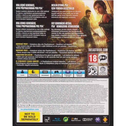 The Last of Us Remastered Playstation 4 PS4 Polish (Begagnad)