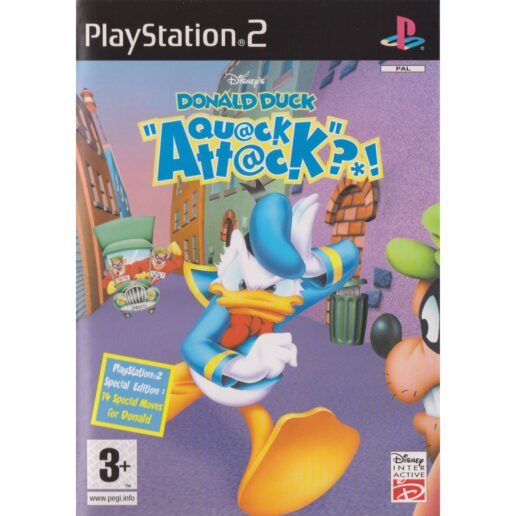 Donald Duck Quack Attack Playstation 2 PS2 Nordic (Begagnad)