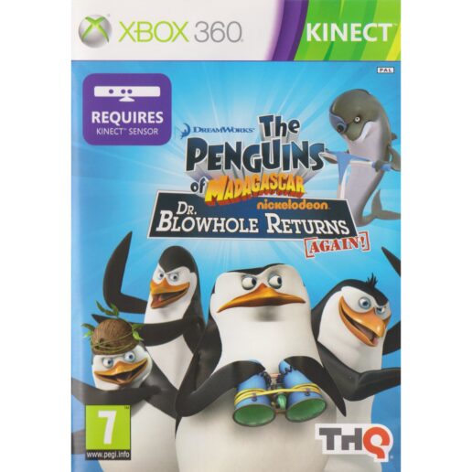 The Penguins of Madagascar Dr Blowhole Returns Again Xbox 360 Kinect (Begagnad)