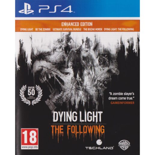 Dying Light The Following Enhanced Edition Playstation 4 PS4 (Begagnad)