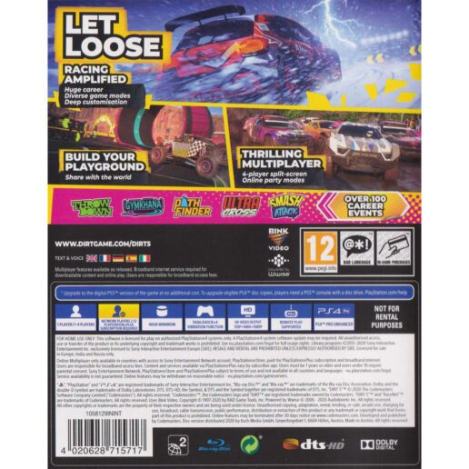 Dirt 5 Playstation 4 PS4 (Begagnad)