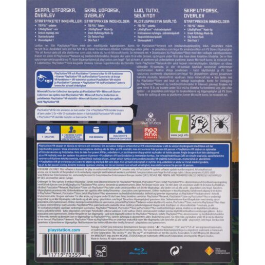 Minecraft Playstation 4 PS4 VR Nordic (Begagnad)