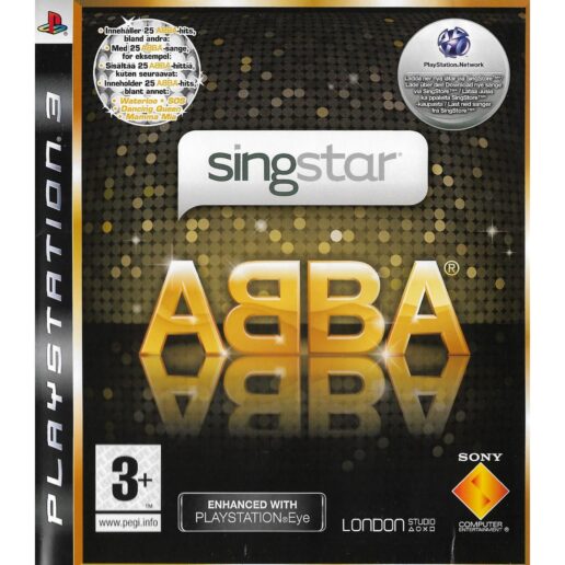 Singstar Abba Playstation 3 PS3 Nordic (Begagnad)