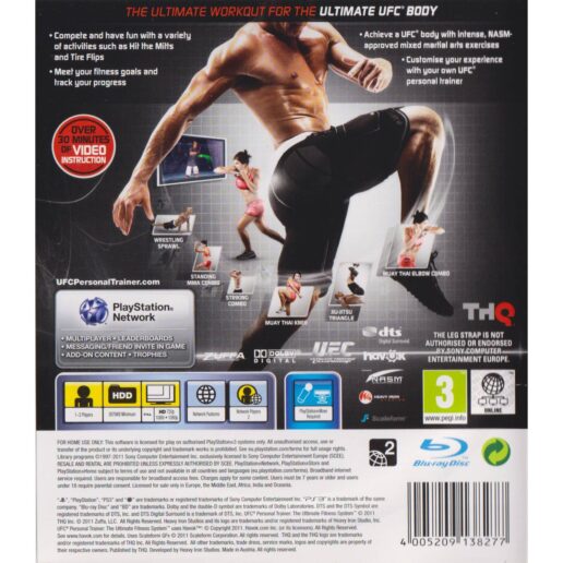 UFC Personal Trainer Playstation 3 PS3 Move (Begagnad)