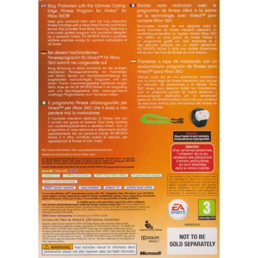 EA Active 2 Personal Trainer Xbox 360 Kinect (Begagnad)