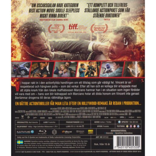 Sleepless Night Blu-Ray (Begagnad)