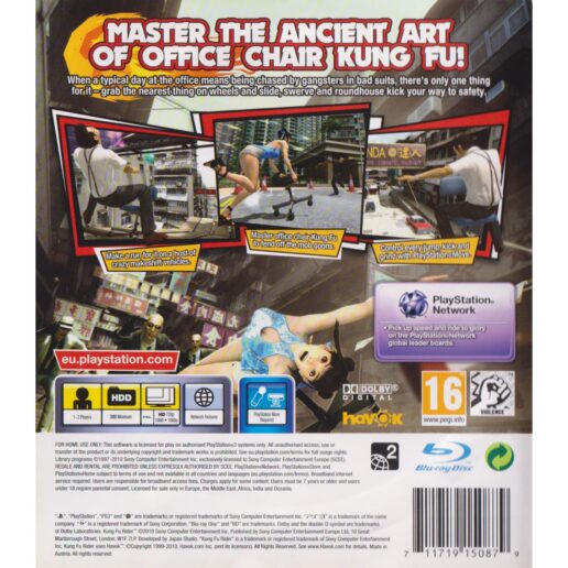 Kung Fu Rider Playstation 3 PS3 Move (Begagnad)