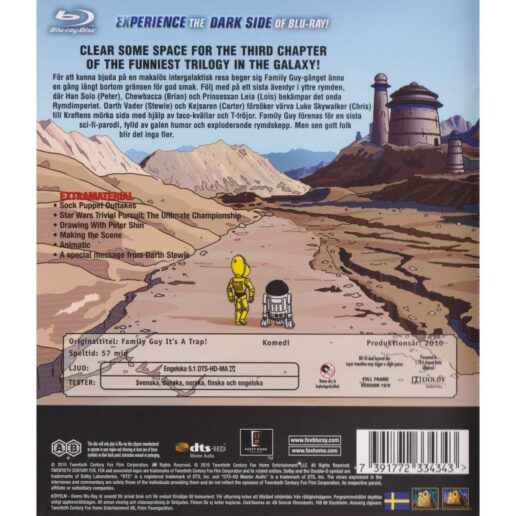 Family Guy Its a Trap Blu-Ray (Begagnad)