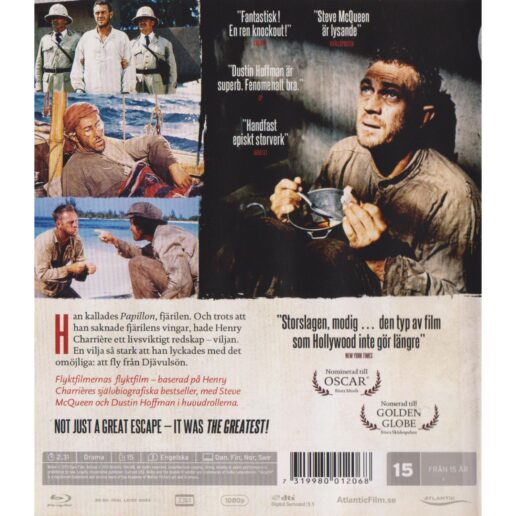 Papillion Blu-Ray (Begagnad)