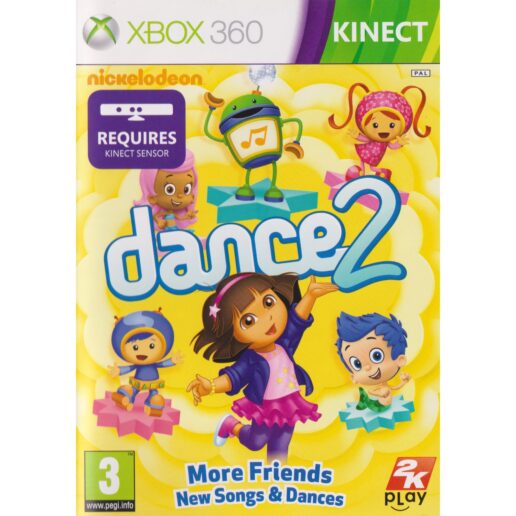 Nickelodeon Dance 2 Xbox 360 Kinect (Begagnad)