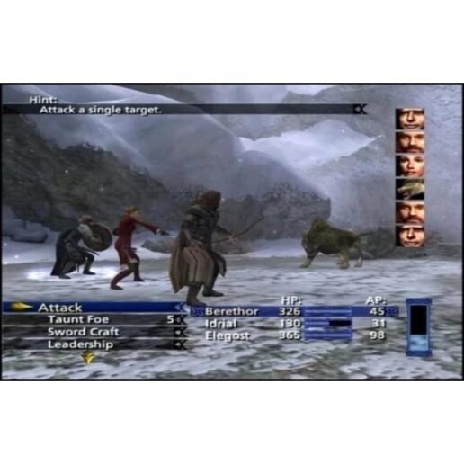 The Lord of the Rings The Third Age Playstation 2 PS2 Danish (Begagnad)