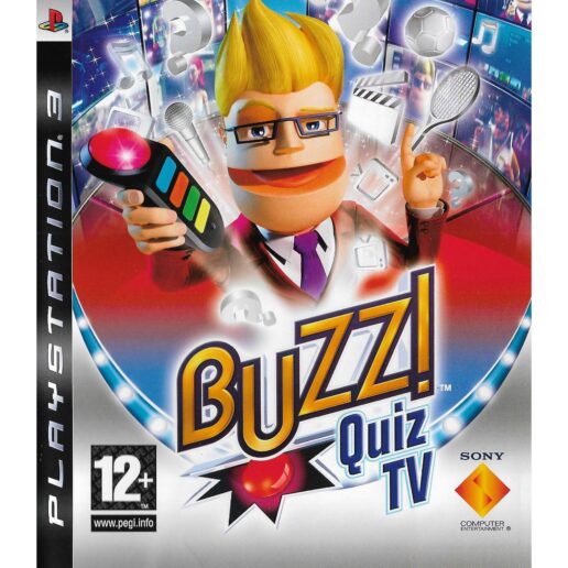 Buzz Quiz TV Playstation 3 PS3 Nordic Bundle Copy (Begagnad)