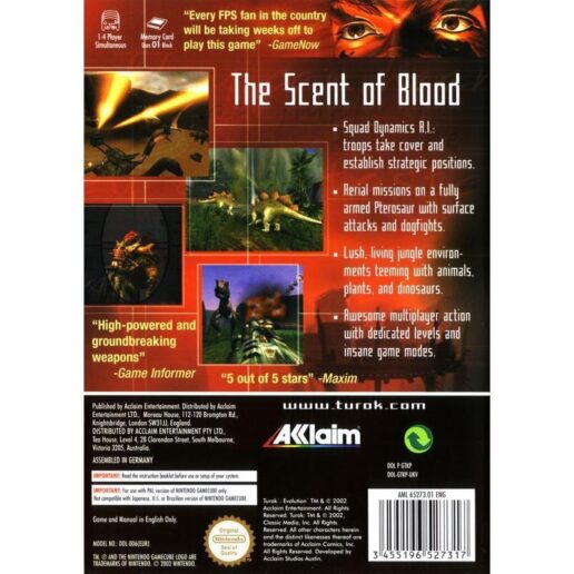 Turok Evolution Nintendo Gamecube (Begagnad)