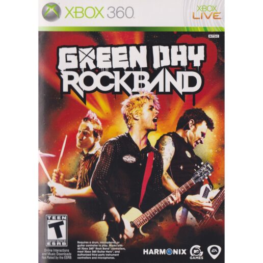 Green Day Rock Band Xbox 360 ESRB (Begagnad)