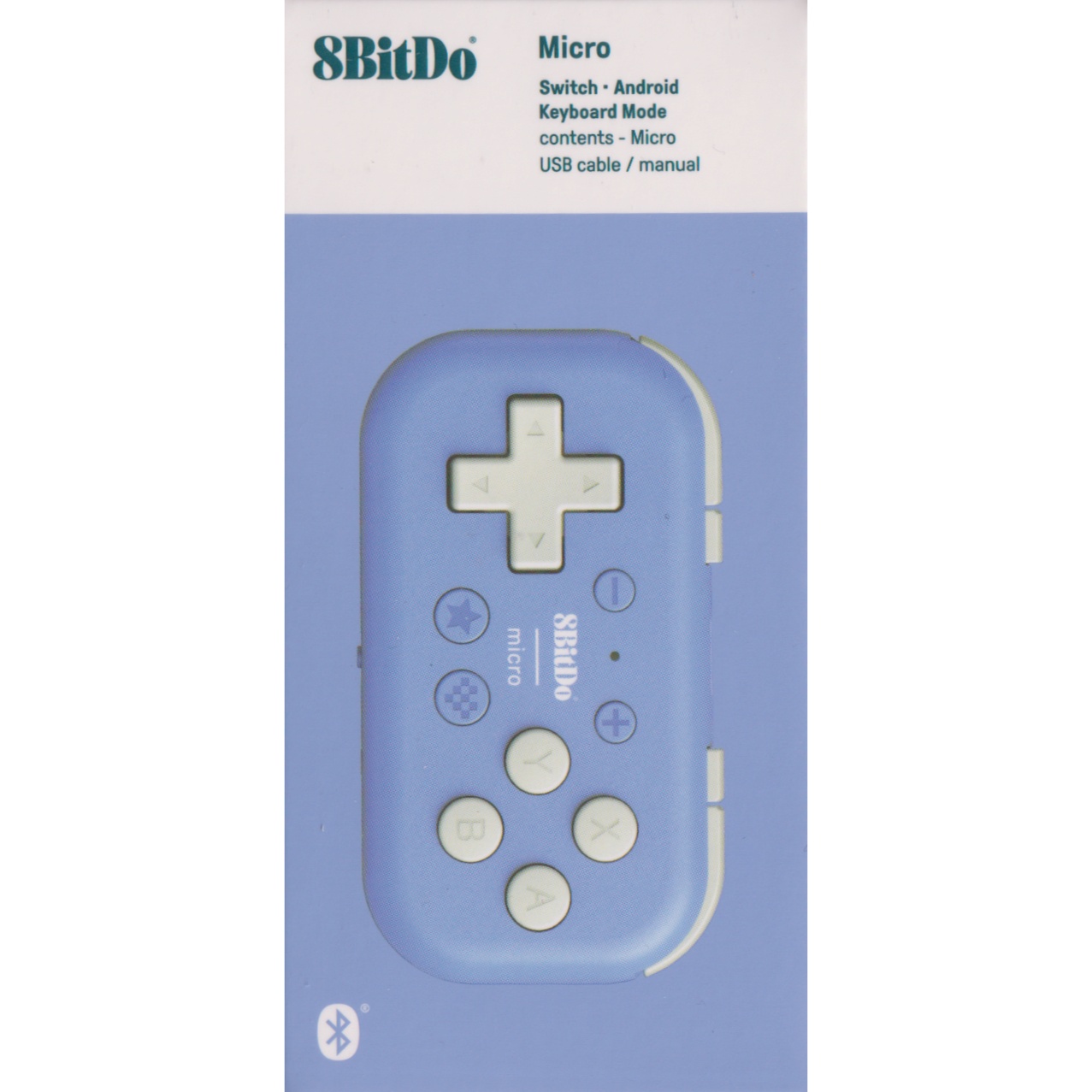 8BitDo Micro Bluetooth Gamepad Blue