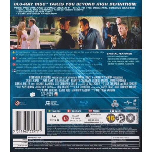 Layer Cake Blu-Ray (Begagnad)
