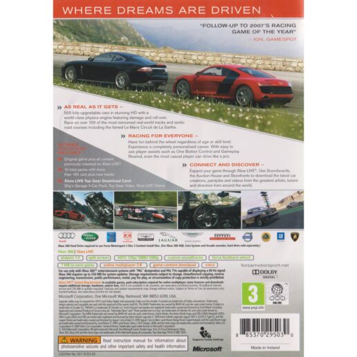 Forza Motorsport 3 Ultimate Collection Xbox 360 Classics (Begagnad)