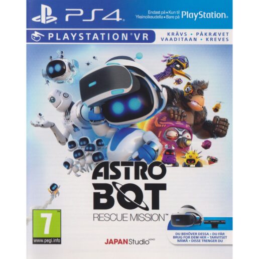 Astro Bot Rescue Mission Playstation 4 PS4 VR Nordic (Begagnad) Astro Bot Rescue Mission Playstation 4 PS4 VR Nordic (Begagnad)