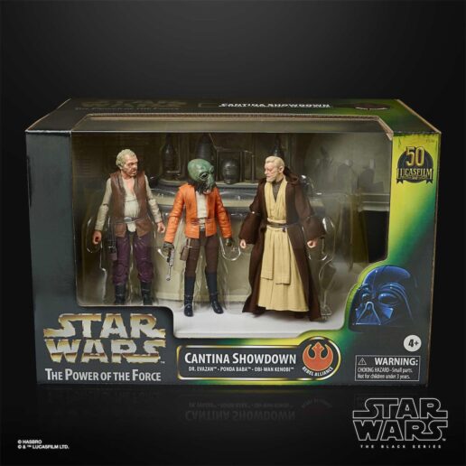 Star Wars The Black Series The Power Of The Force Cantina Showdown pack figur 15cm