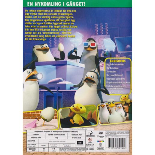 Pingvinerna från Madagaskar Operation Ankunge DVD (Begagnad)
