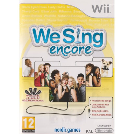 We Sing Encore Nintendo Wii (Begagnad)