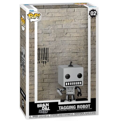 POP figur Art Covers Brandalised Tagging Robot