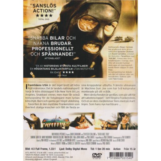 Death Race 2000 DVD (Begagnad)