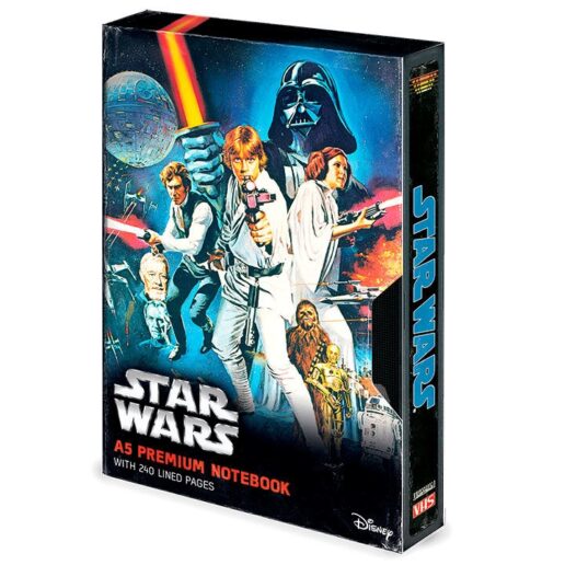 Star Wars VHS premium A5 anteckningsbok