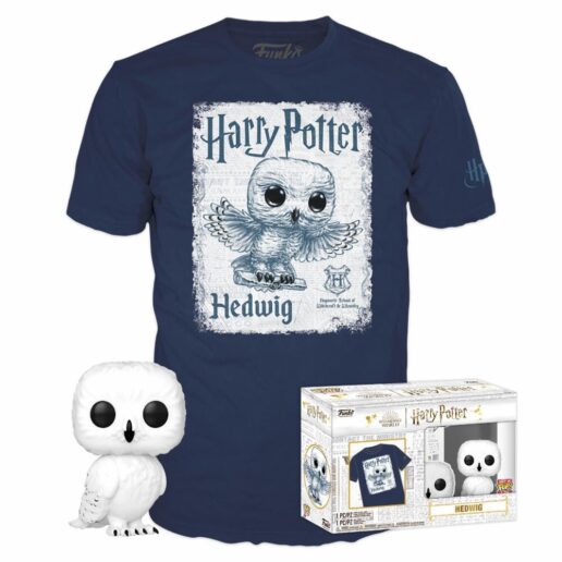 Set POP figure & Tee Harry Potter Hedwig (Small)