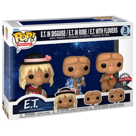 POP figure Pack E.T. The Extra-Terrestrial Exclusive 3 figurer
