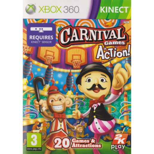 Carnival Games in Action Xbox 360 Kinect (Begagnad)
