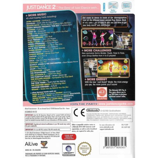 Just Dance 2 Nintendo Wii (Begagnad)