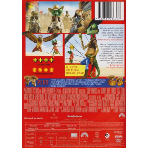 Rango DVD (Begagnad)