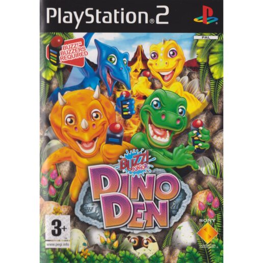 Buzz Junior Dino Den Playstation 2 PS2 (Begagnad)