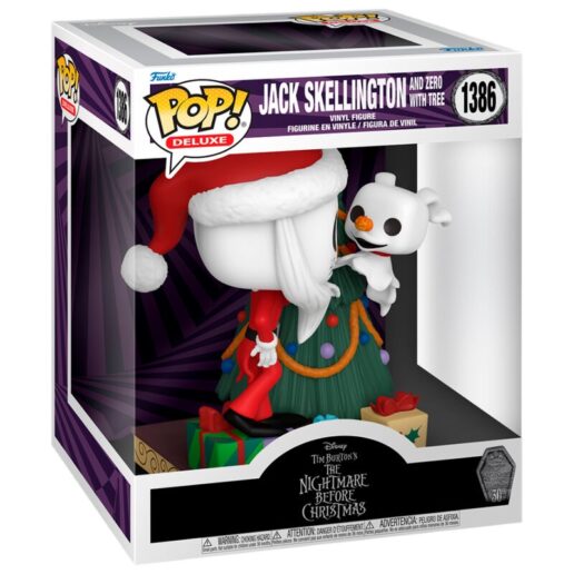 POP figur Deluxe Disney Nightmare Before Christmas 30th Anniversary Jack Skellington and Zero