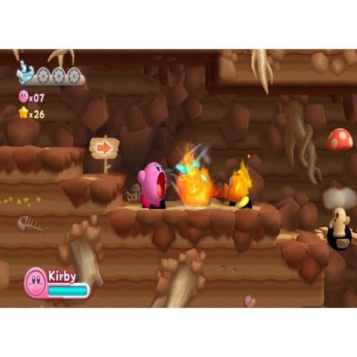 Kirbys Adventure Nintendo Wii Nordic (Begagnad)