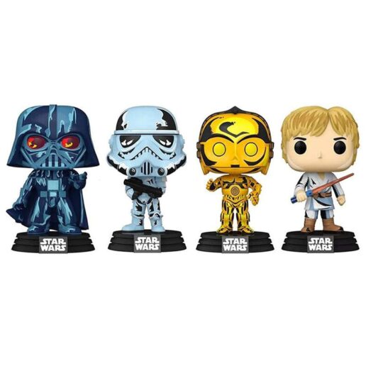POP figure Pack Star Wars Exclusive 4 figures