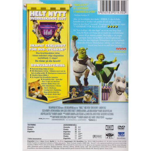 Shrek 2 DVD (Begagnad)