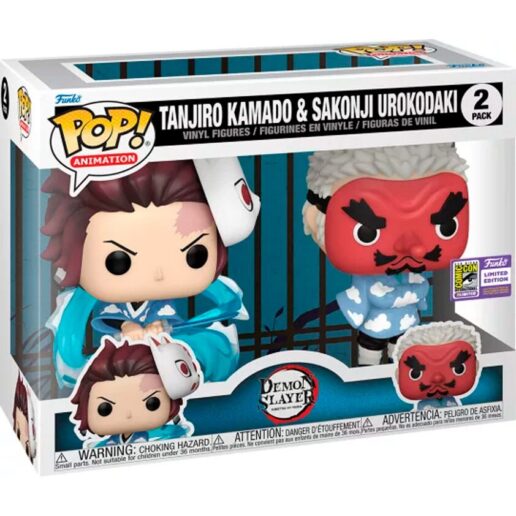 POP figure Pack Demon Slayer Kimetsu no Yaiba Tanjiro Kamado & Sakonji Urokodaki 2 figures