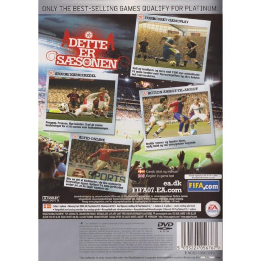 FIFA 07 Playstation 2 PS2 Platinum Danish (Begagnad)