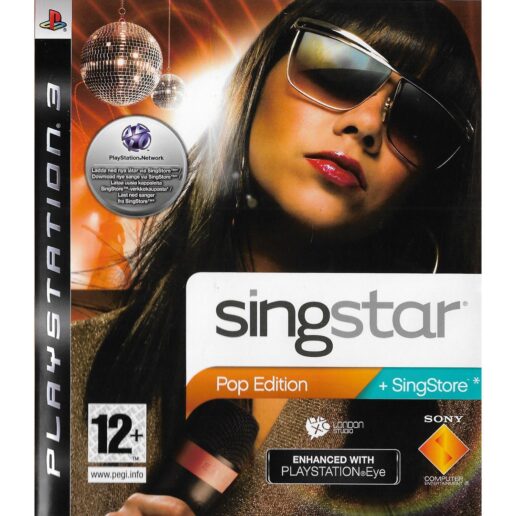 Singstar Pop Edition Playstation 3 PS3 Nordic (Begagnad)