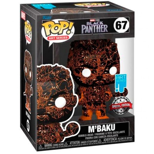POP figure Marvel Black Panther M Baku Artist Exclusive