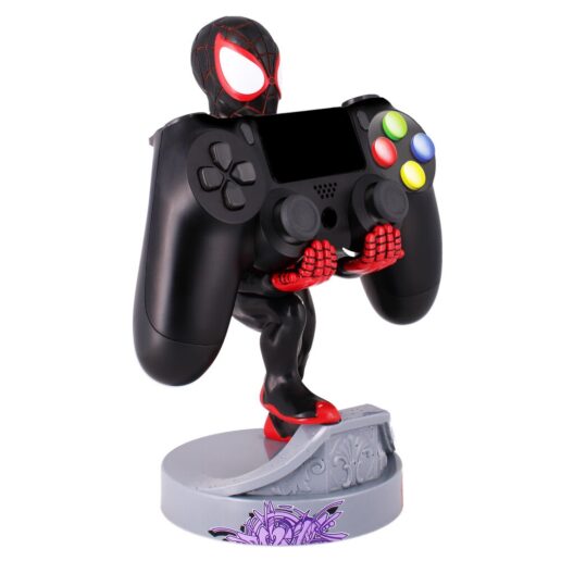 Marvel Spiderman Miles Morales figur med hållare 21cm