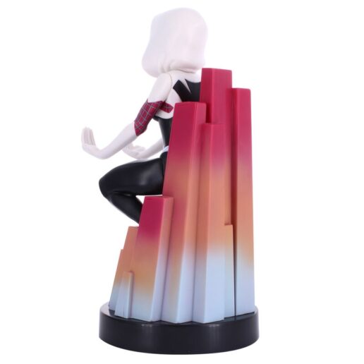Marvel Spiderman Spider Gwen figur med hållare 20cm