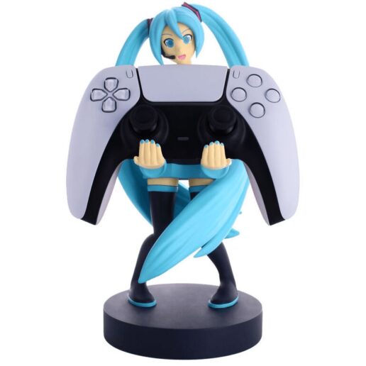 Hatsune Miku figur med hållare 21cm