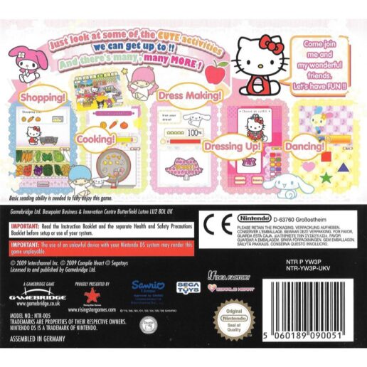 Happy Party With Hello Kitty & Friends Nintendo DS (Begagnad)