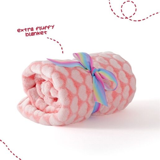 Tiara Unicorn Soft blanket + Gosedjur 22cm