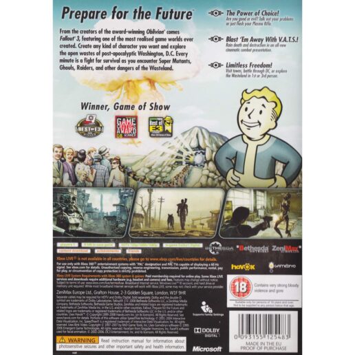 Fallout 3 Xbox 360 (Begagnad)