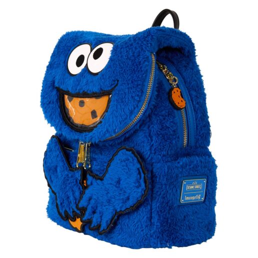 Loungefly Sesame Street Cookie Monster Plush backpack + purse